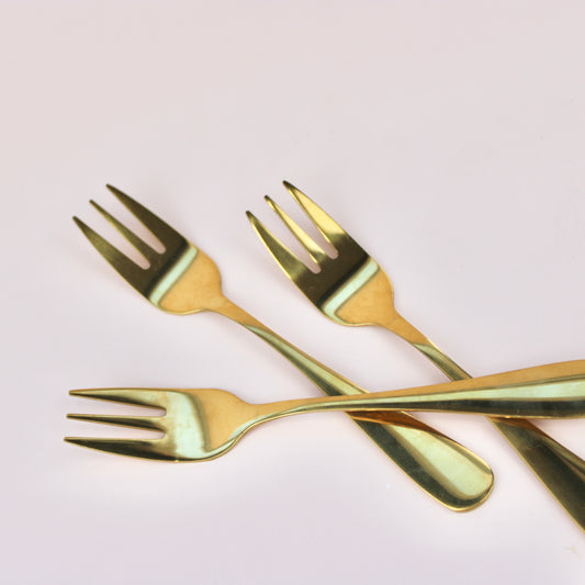 Gold Appetizer Fork
