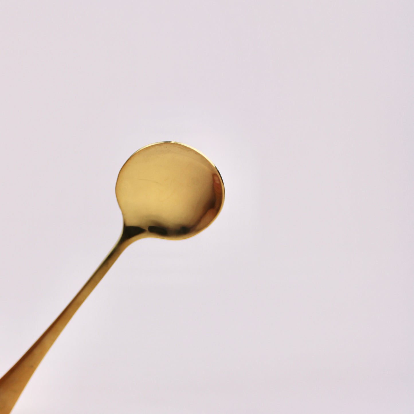 Gold Round Spoon