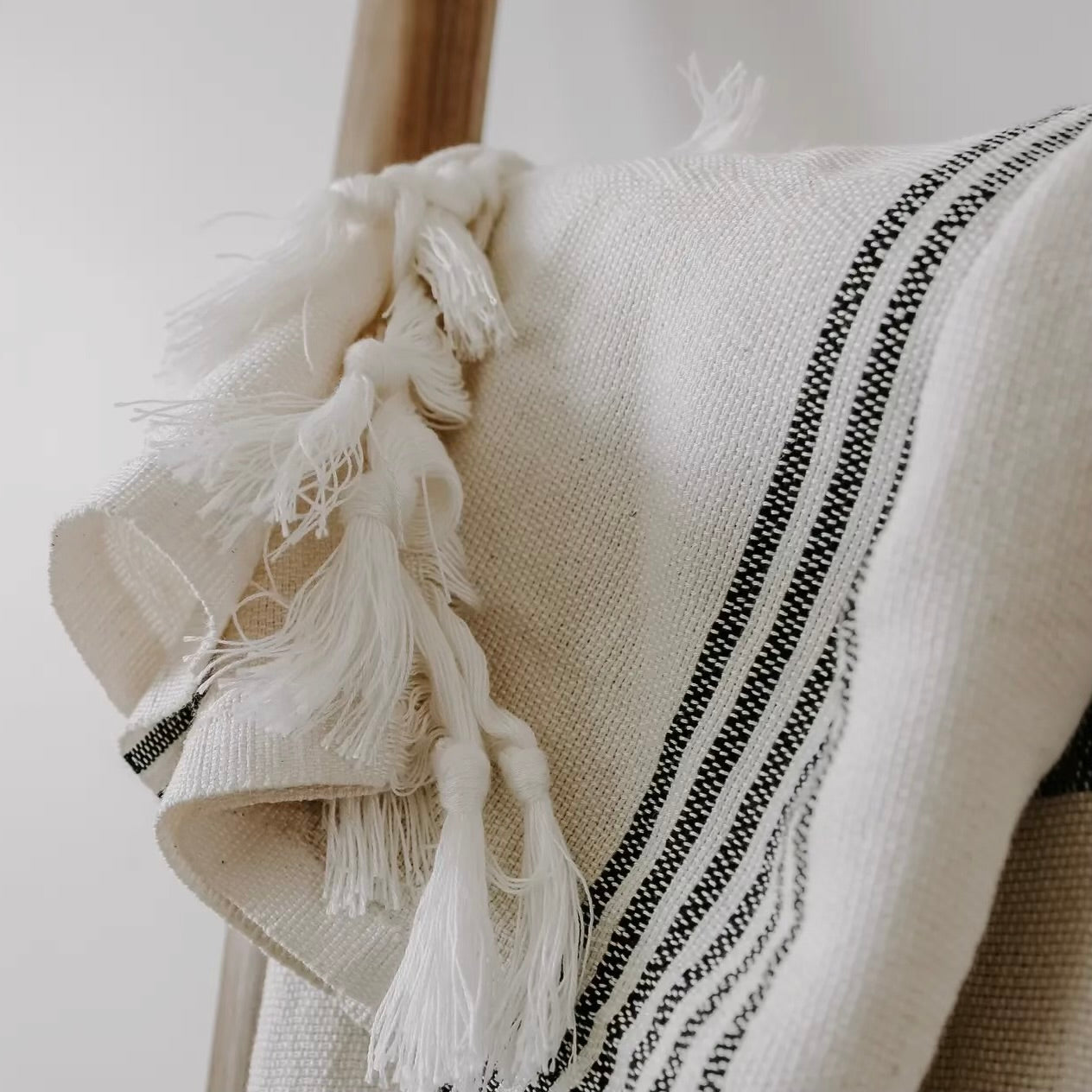 Turkish Cotton Hand Towel | Multi Stripe