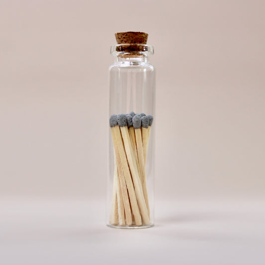 Small Apothecary Bottle Match Set | Multiple Color Options