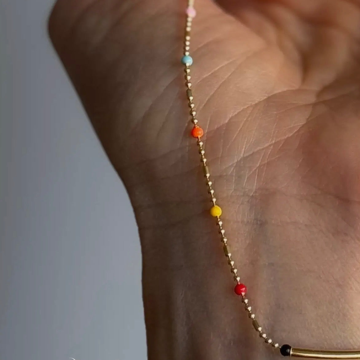 Soft Candy Bead Necklace