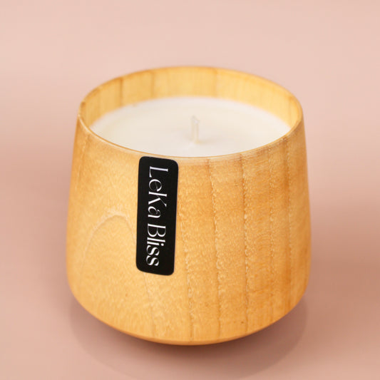Wooden Candle | Multiple Scent Options