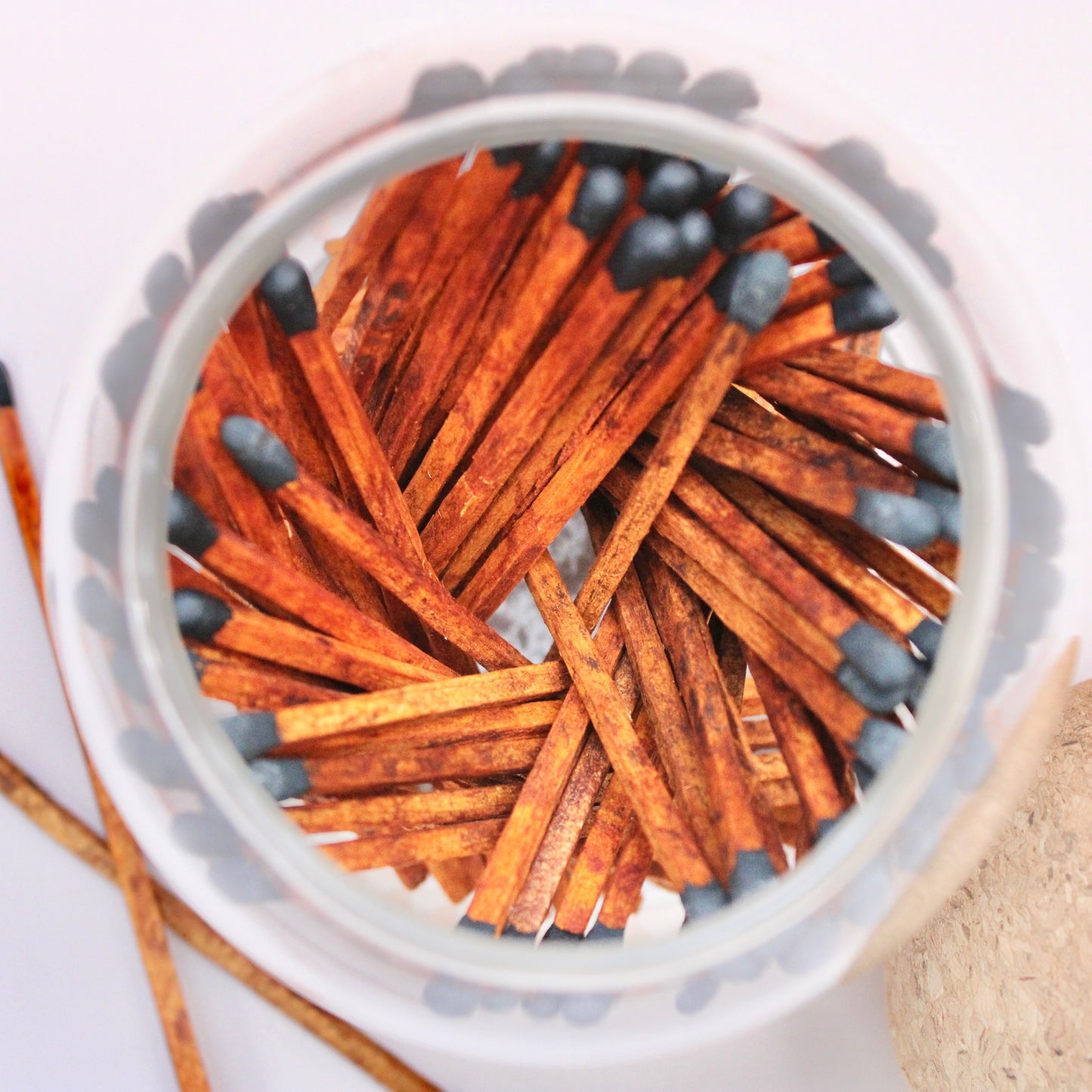 Large Glass Match Set | Multiple Color Options