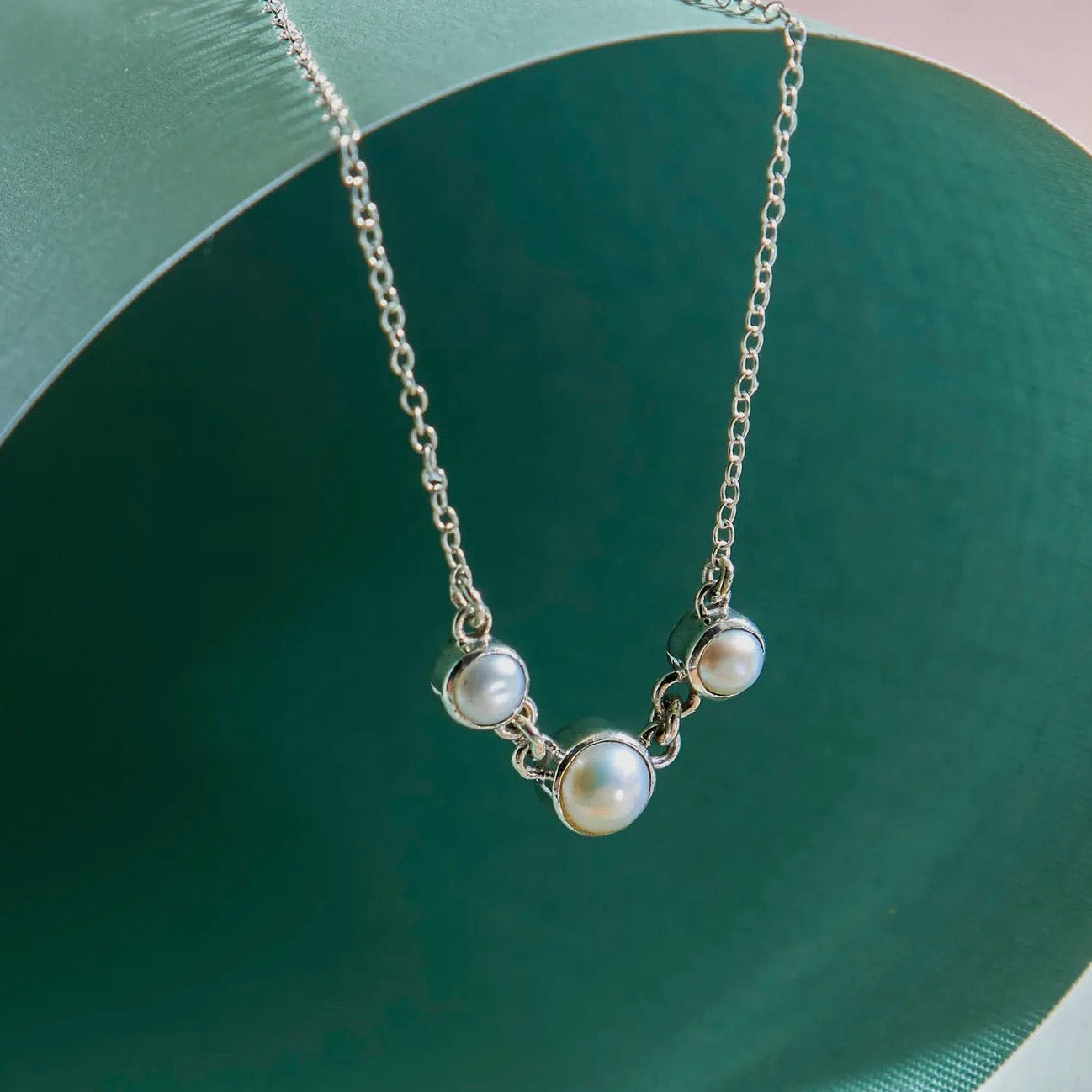 Pearl Festoon Necklace