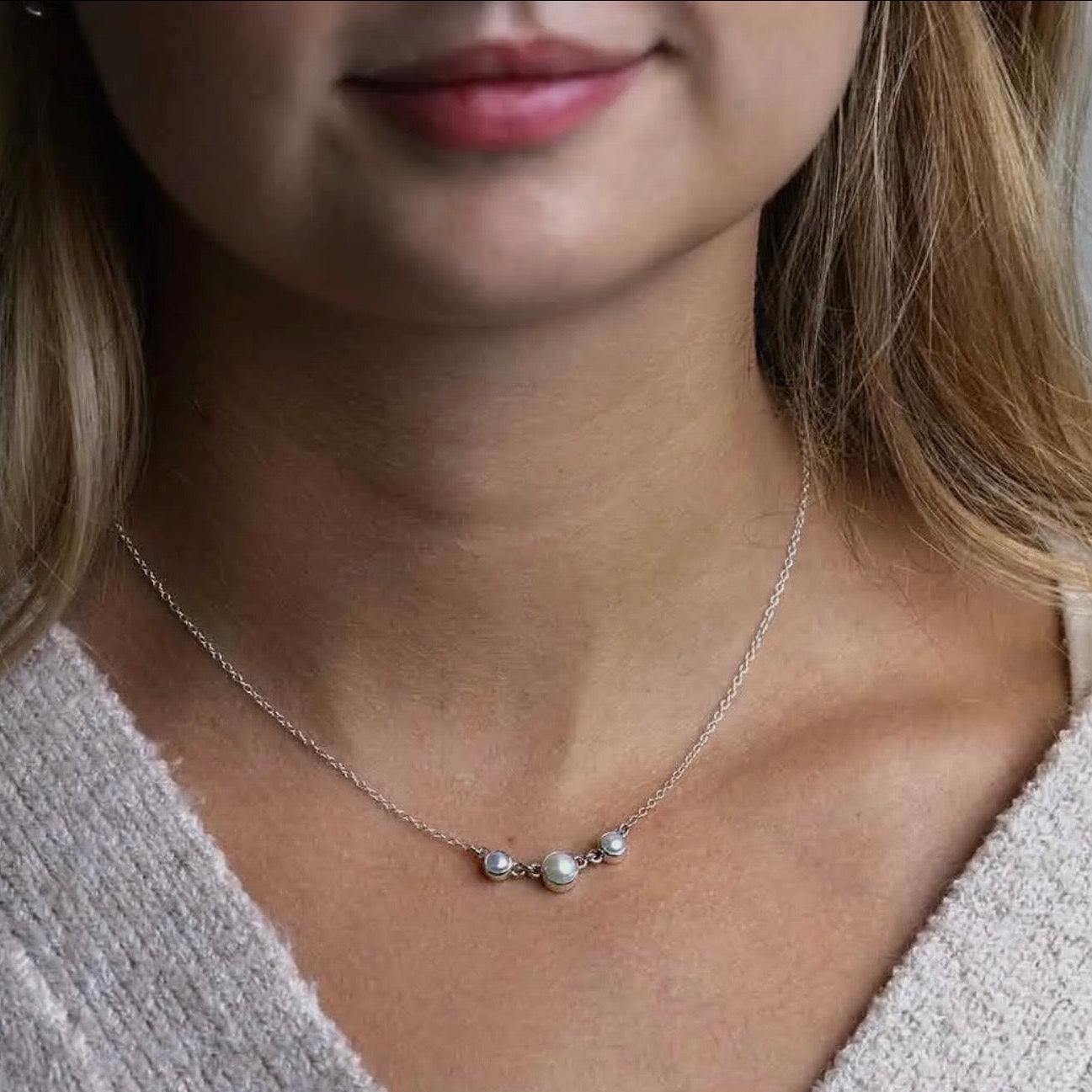 Pearl Festoon Necklace