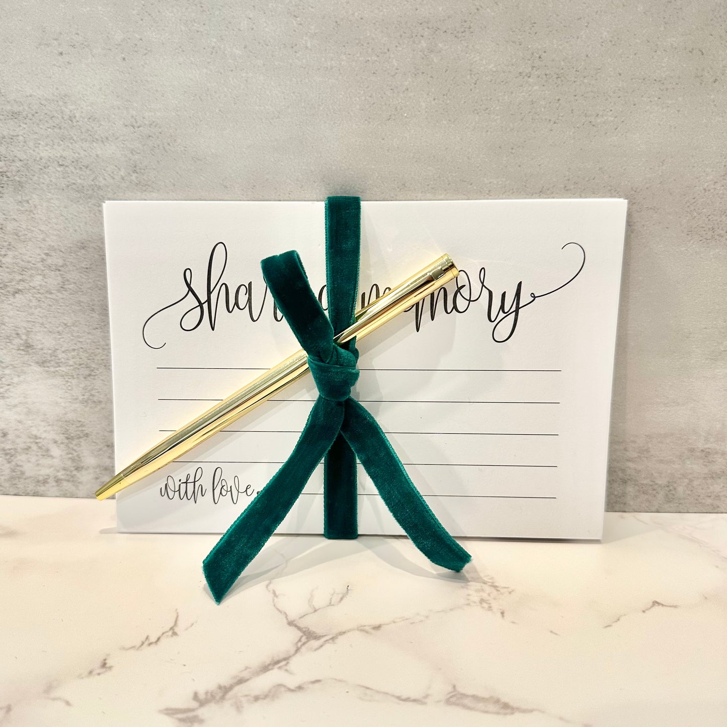 "Share a Memory" Notecard 10 Piece Bundle