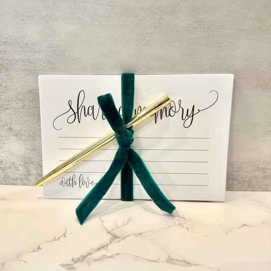 "Share a Memory" Notecard 10 Piece Bundle