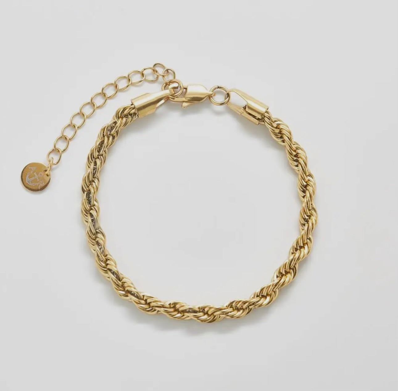 Gold Rope Chain Bracelet
