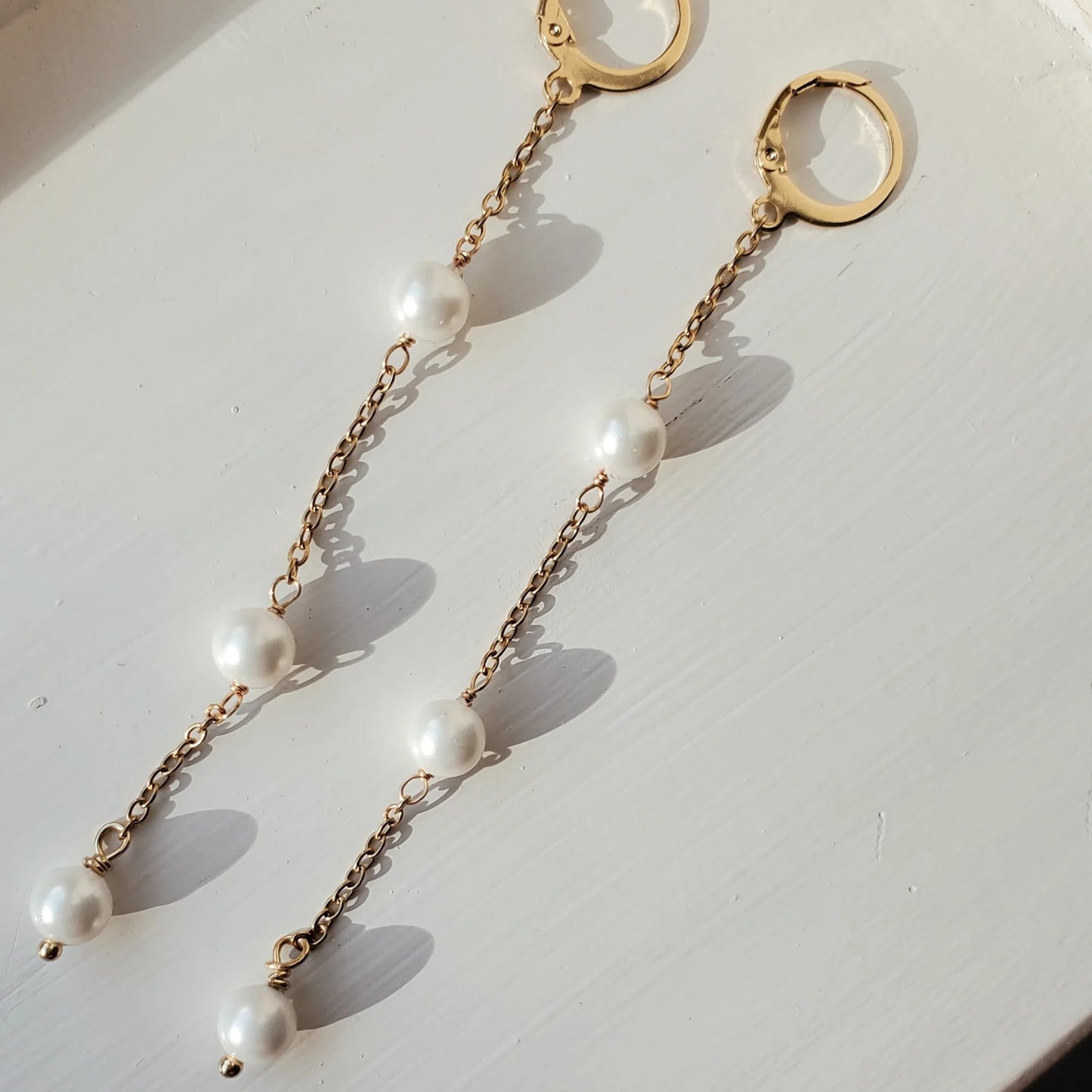 Magnolia Pearl Earrings | Gold