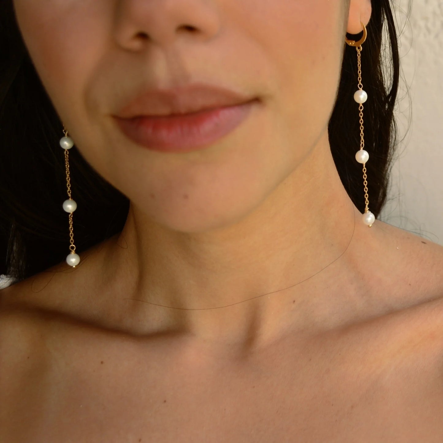 Magnolia Pearl Earrings | Gold
