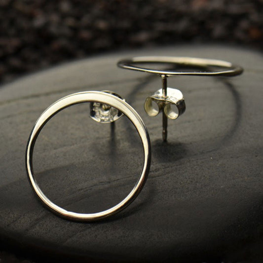 Open Circle Earrings