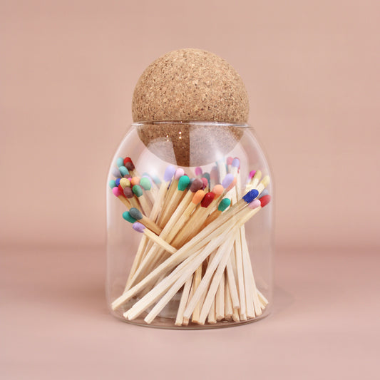 Match Set with Cork Ball Lid | Multiple Color Options
