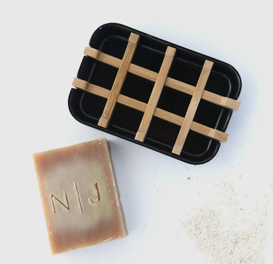 Black Bamboo Soap Dish
