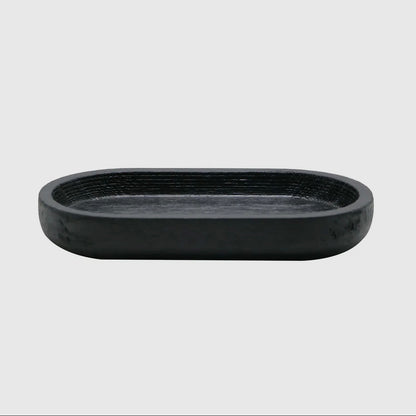 Small Wood Tray | Black