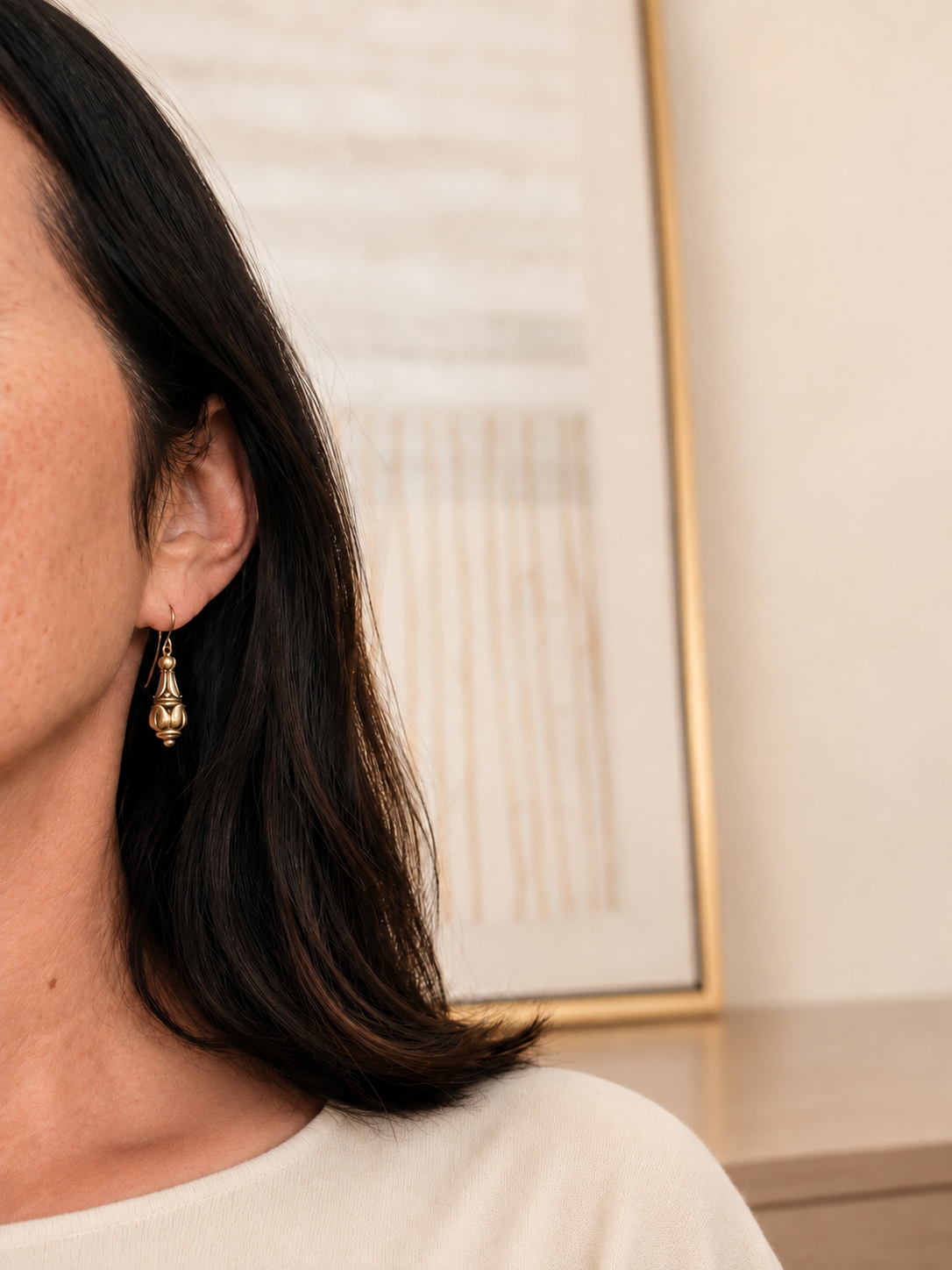 Lagos Two-Tone Sculptural Drop Earrings