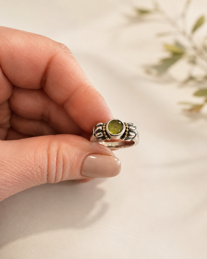 Lagos Caviar Peridot Ring
