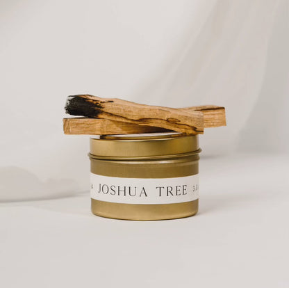 Small Coconut Wax Candle | Joshua Tree : Palo Santo + Sage