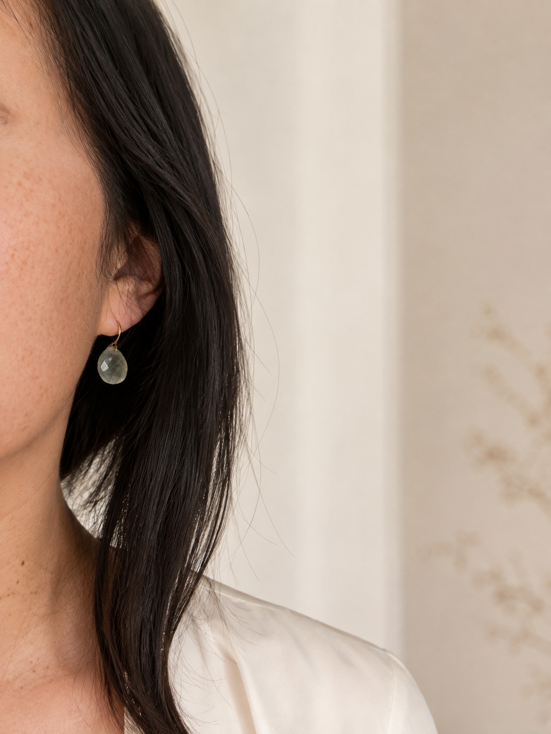 The Celeste Prehnite Earrings