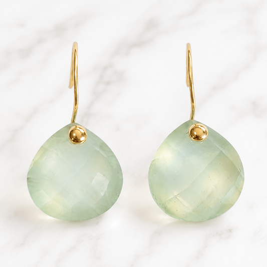 The Celeste Prehnite Earrings
