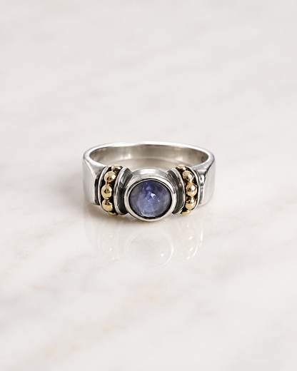 Lagos Caviar Amethyst Ring