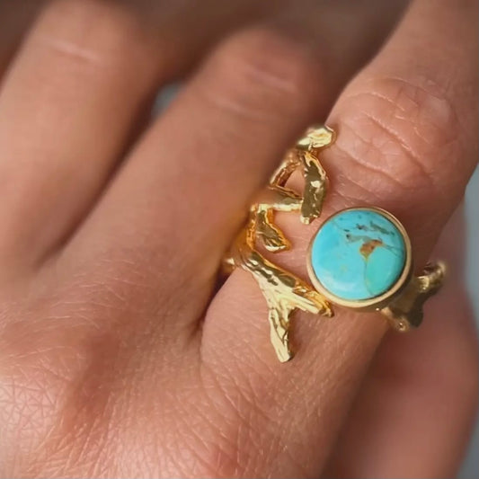 Arizona Turquoise Branch Ring