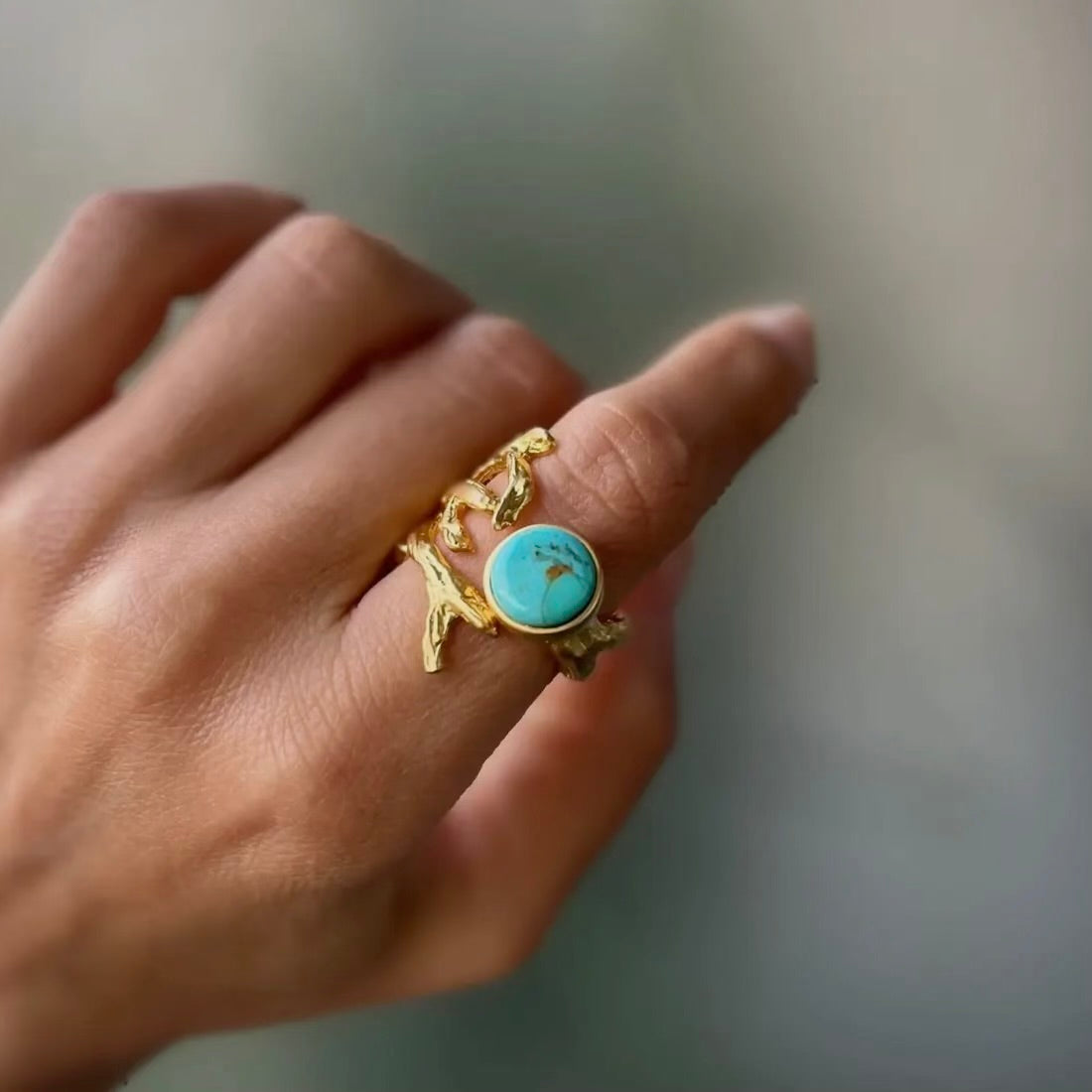 Arizona Turquoise Branch Ring