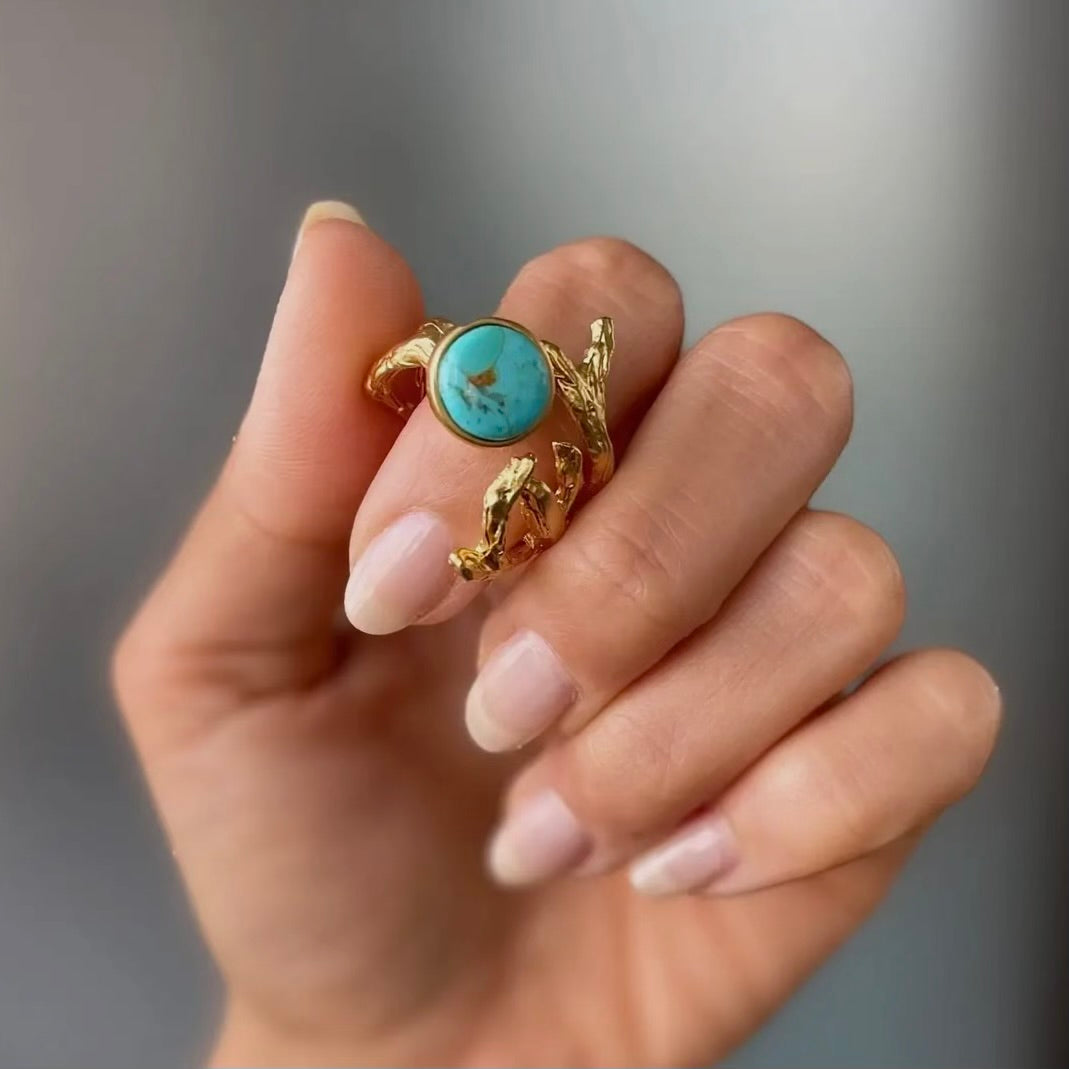 Arizona Turquoise Branch Ring