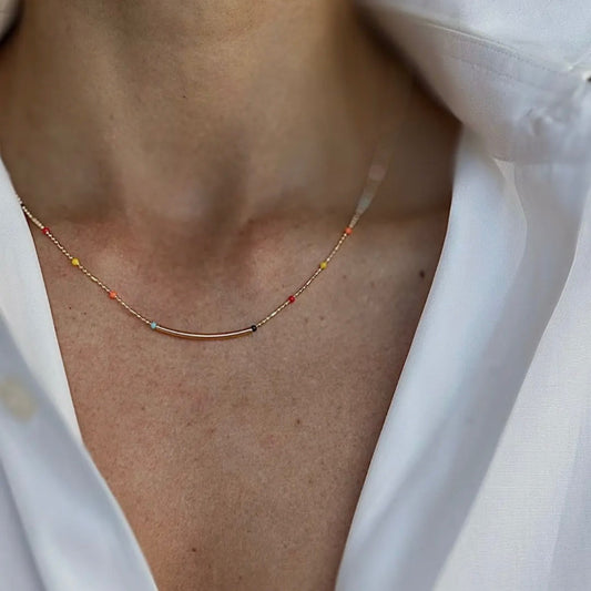 Soft Candy Bead Necklace