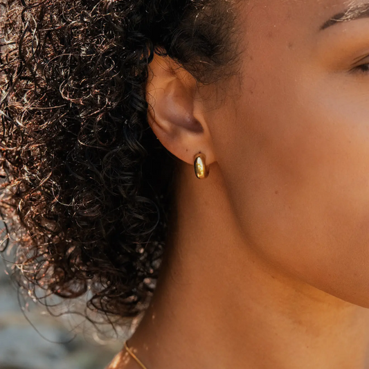 Claire Huggie Hoops