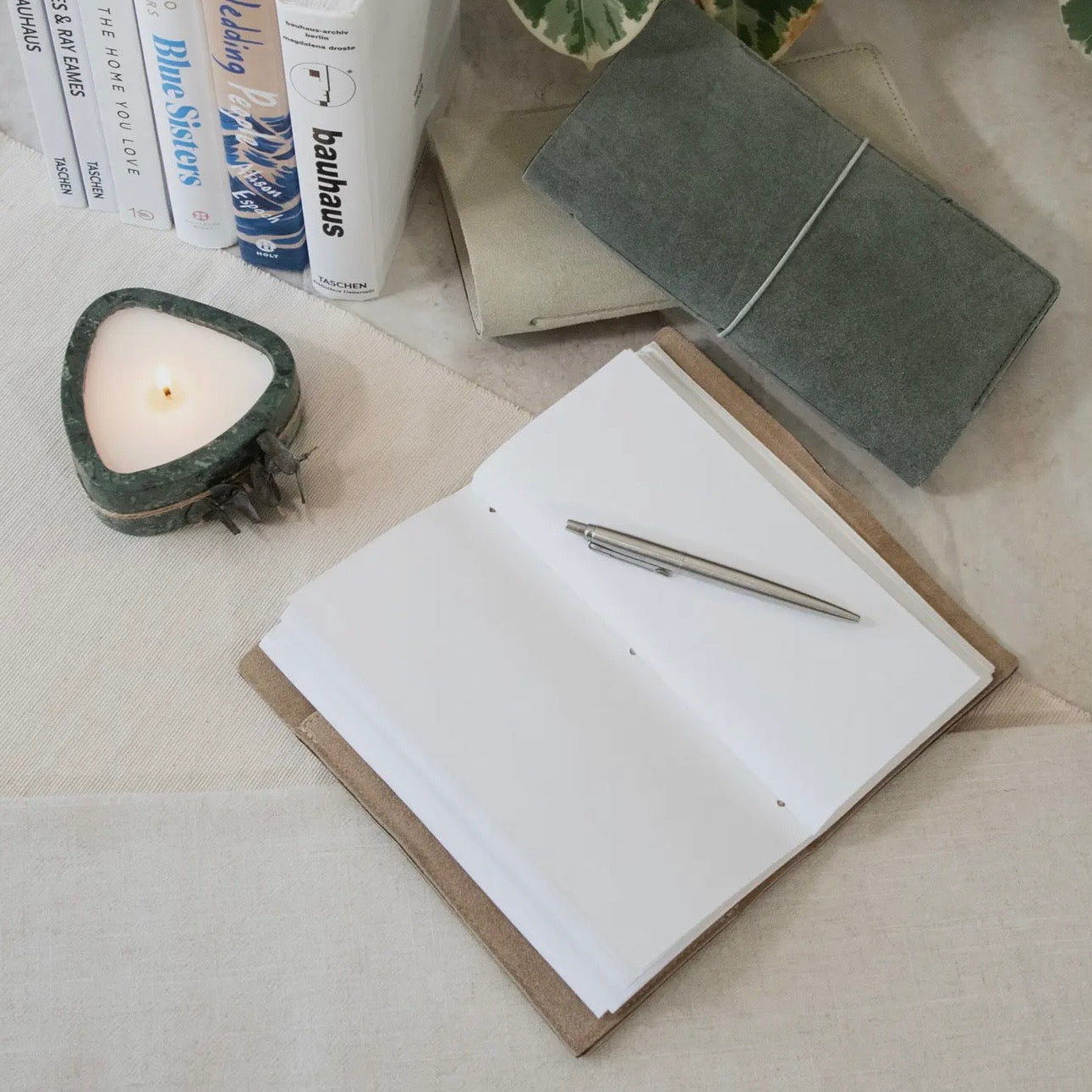 Palo Santo Marble Candle