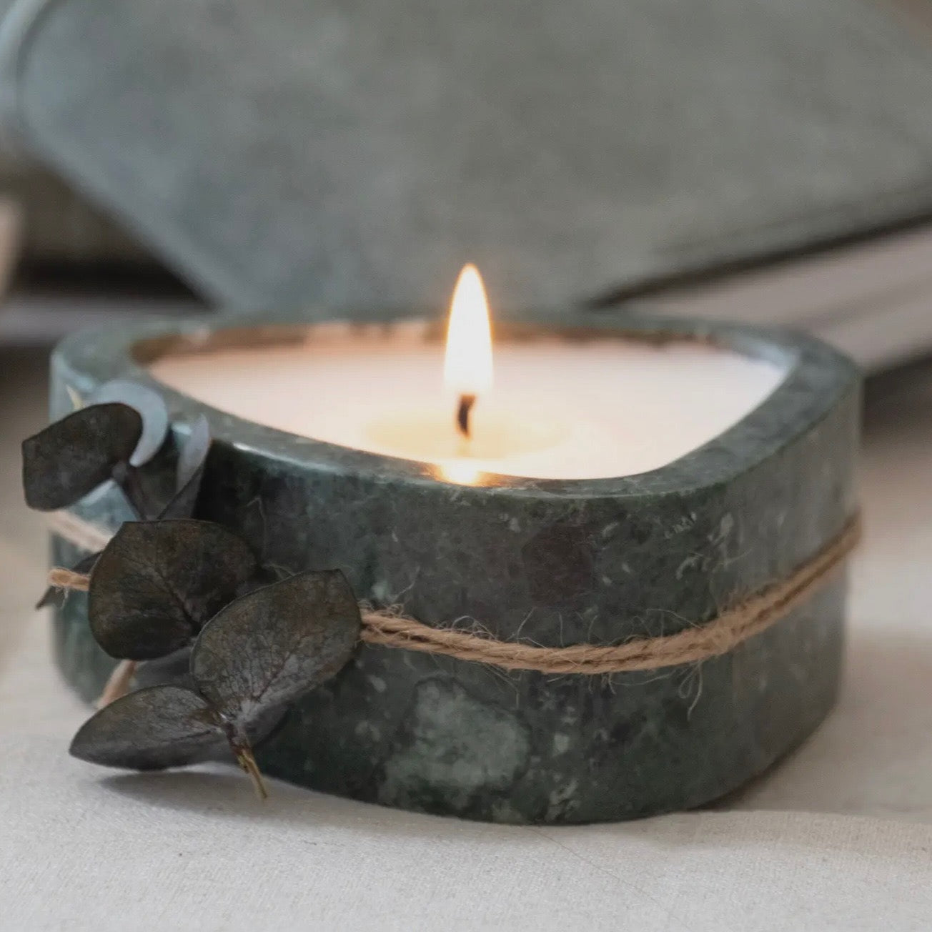Palo Santo Marble Candle