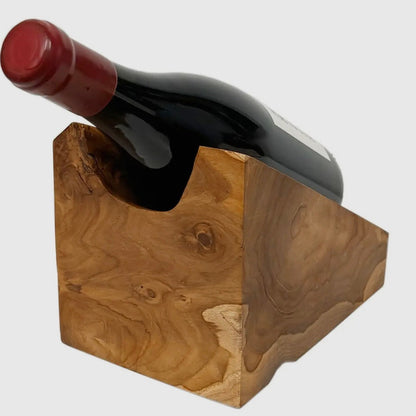 Teakwood Wine Bottle Holder