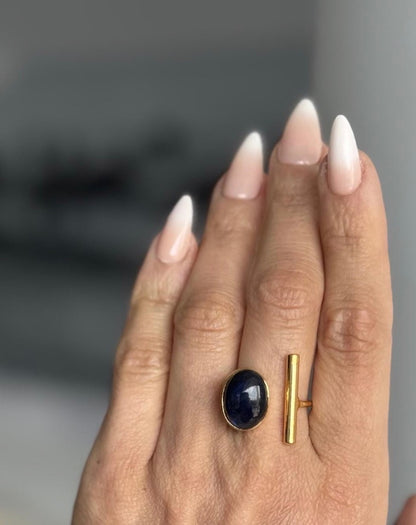Labradorite Ring | Oval
