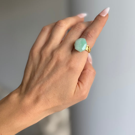 Joy Mint Green Chrysoprase Ring