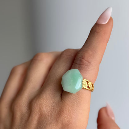 Joy Mint Green Chrysoprase Ring