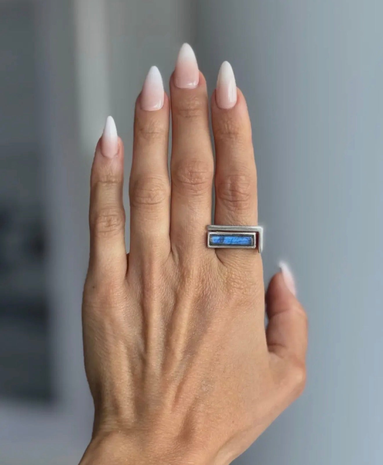 Labradorite Ring | Silver