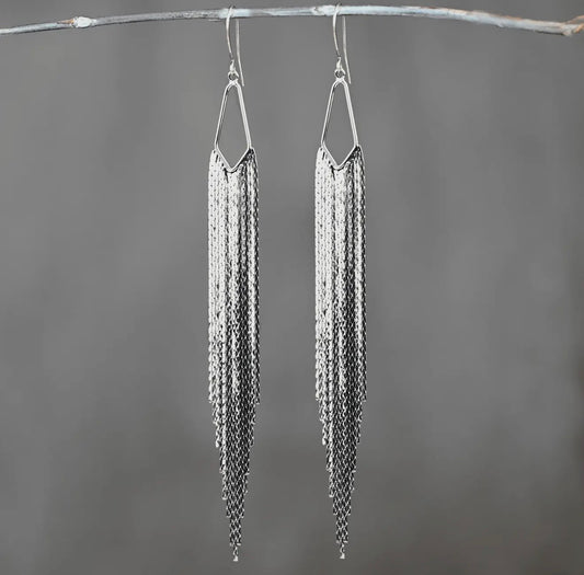 Shimmer Fringe Earrings
