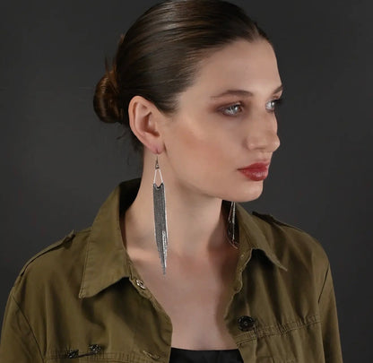 Shimmer Fringe Earrings