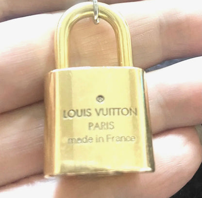 Authentic Louis Vuitton Lock Necklace | Mixed Metal