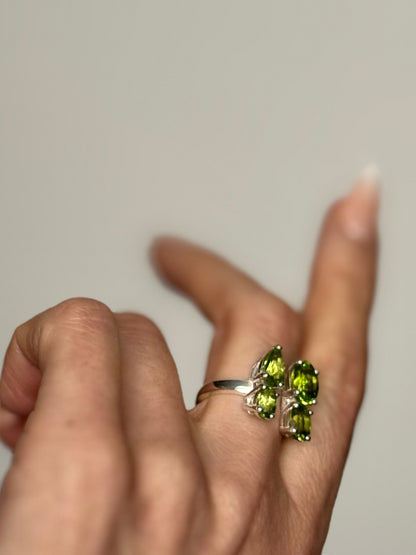 Sage Peridot Ring
