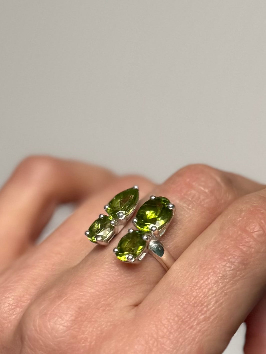 Sage Peridot Ring