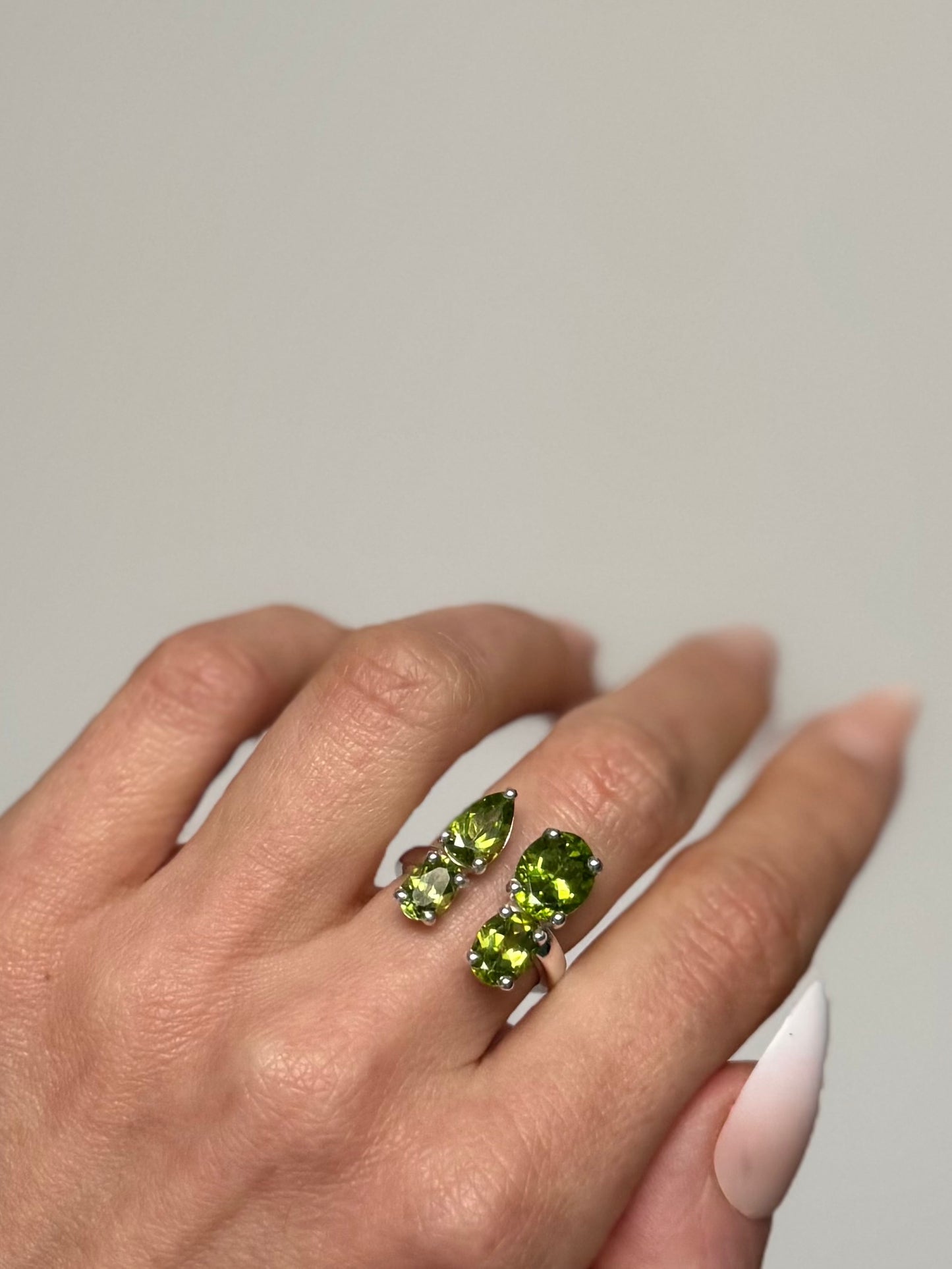Sage Peridot Ring