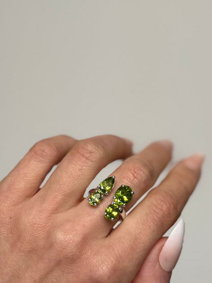 Sage Peridot Ring