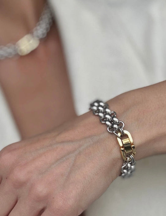 Nico Mixed Metal Bracelet
