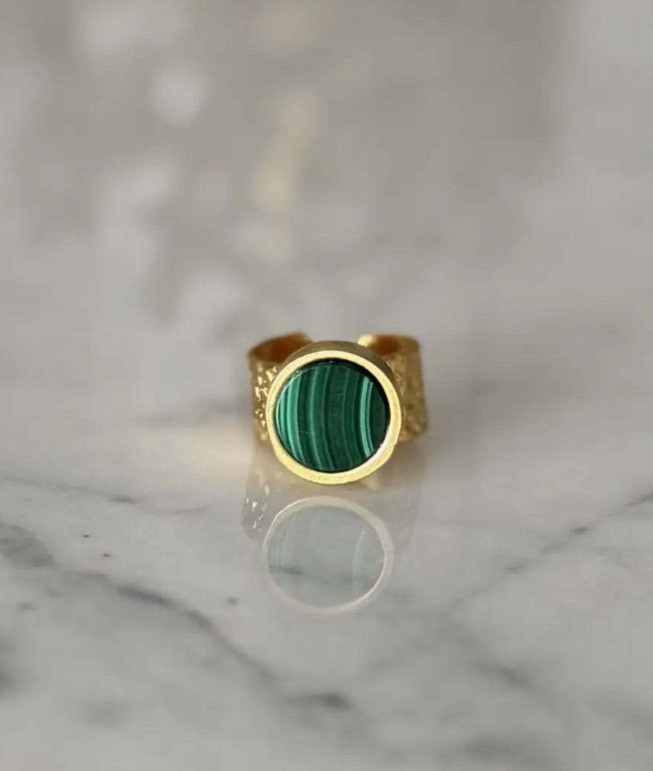 Sorrento Malachite Ring