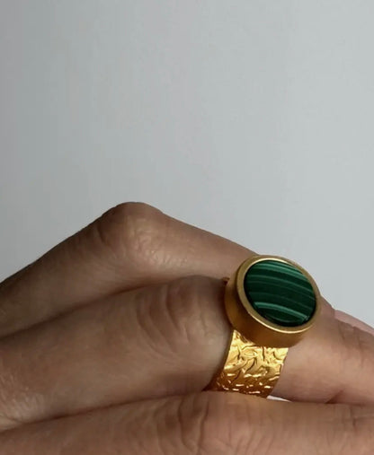 Sorrento Malachite Ring