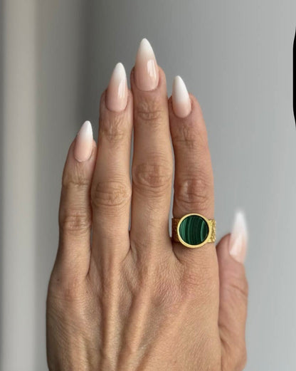 Sorrento Malachite Ring