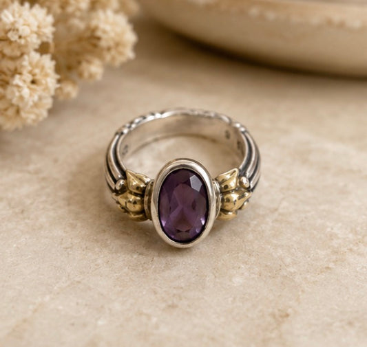 Lagos Arcadian Amethyst Ring