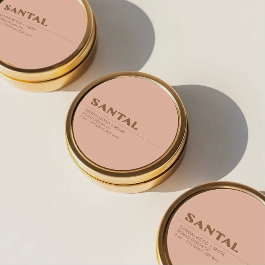 Travel Tin Candle | Santal