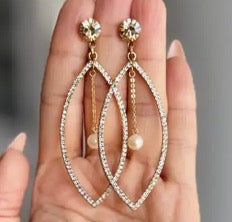 Honey Heirloom Pearl Earrings